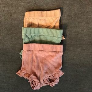 Set of 3 spearmint love bloomers